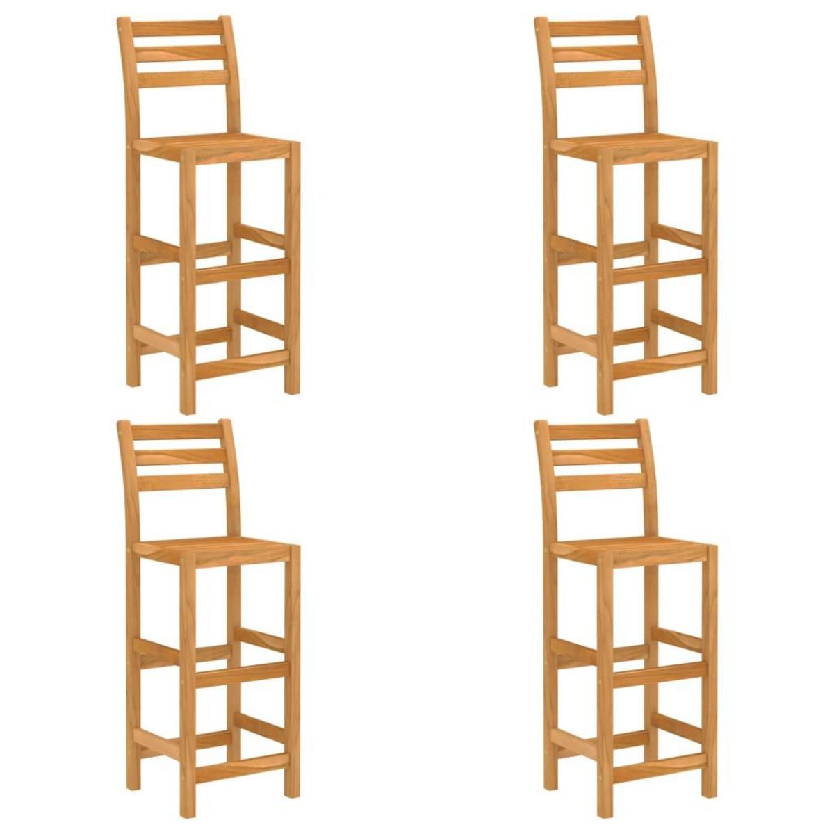 VIDAXL Ensemble de bar d'exterieur 5 pcs Bois d'acacia massif