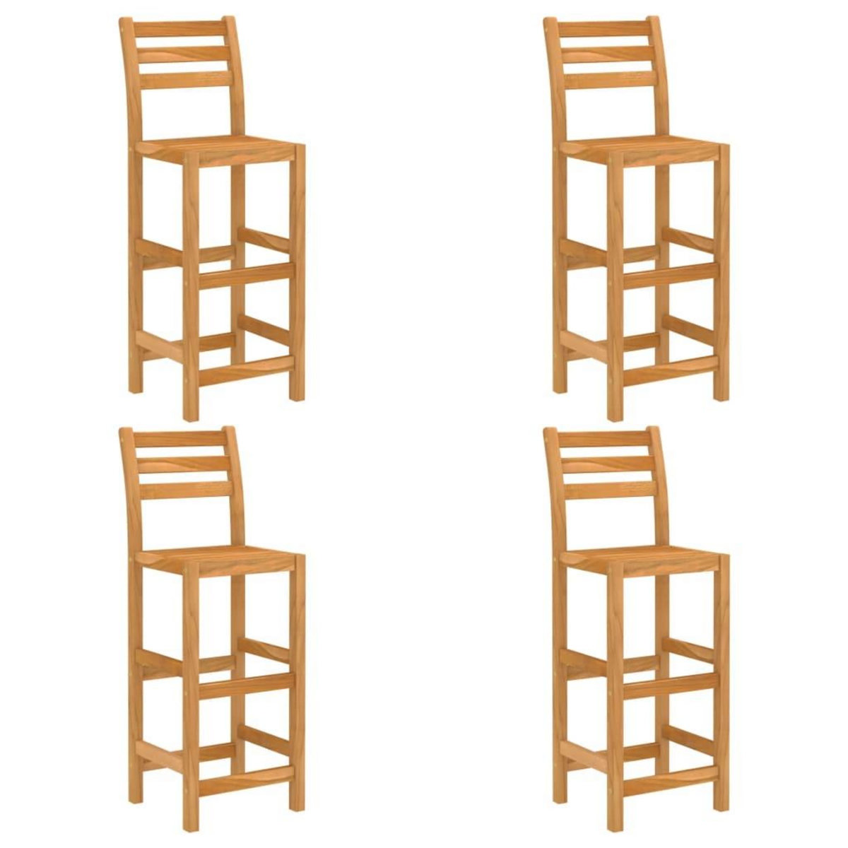 VIDAXL Ensemble de bar d'exterieur 5 pcs Bois d'acacia massif