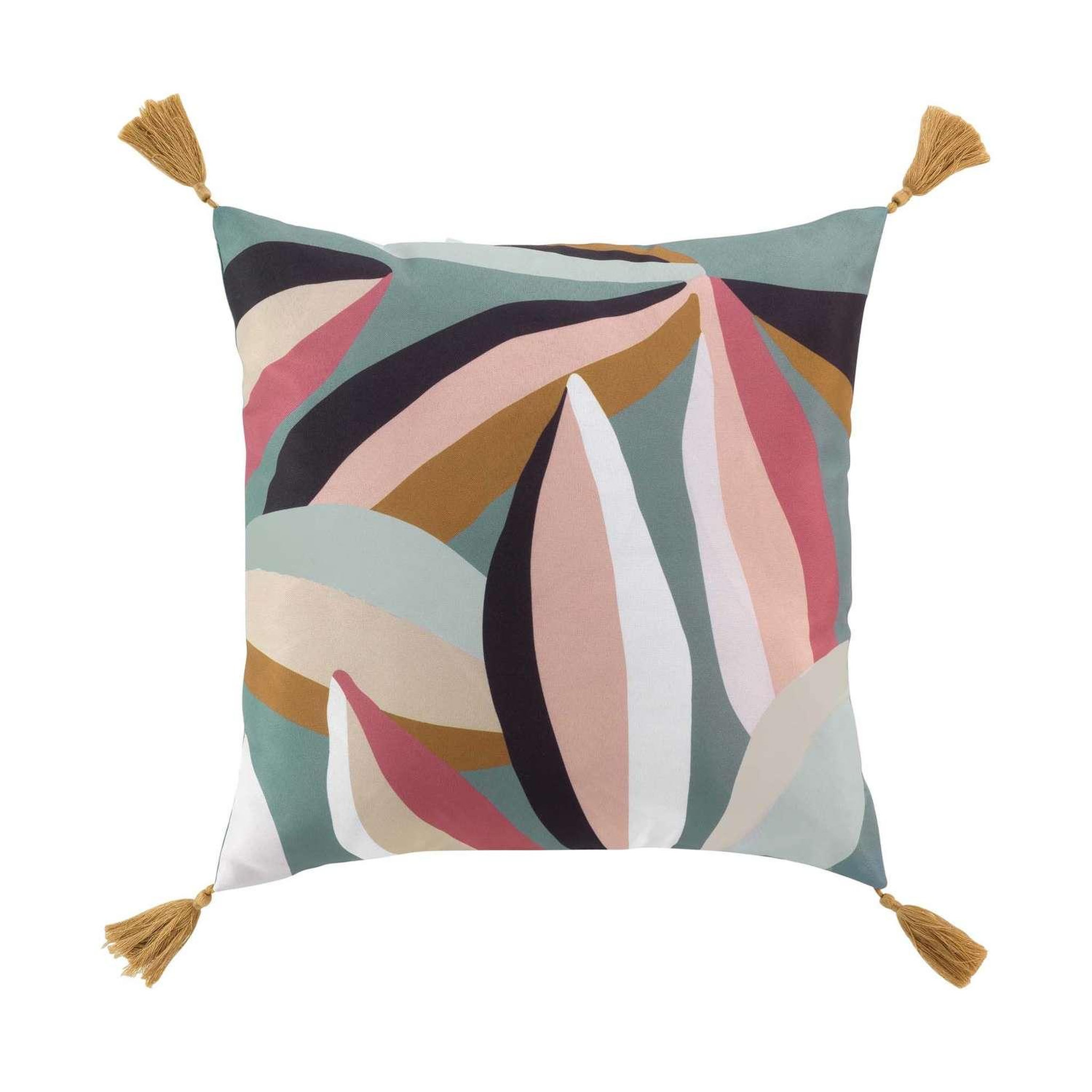 Voir la diapositive 1 : Douceur d'Intérieur Coussin DANIA - Polyester imprimé - 40 x 40 cm - Multicolore