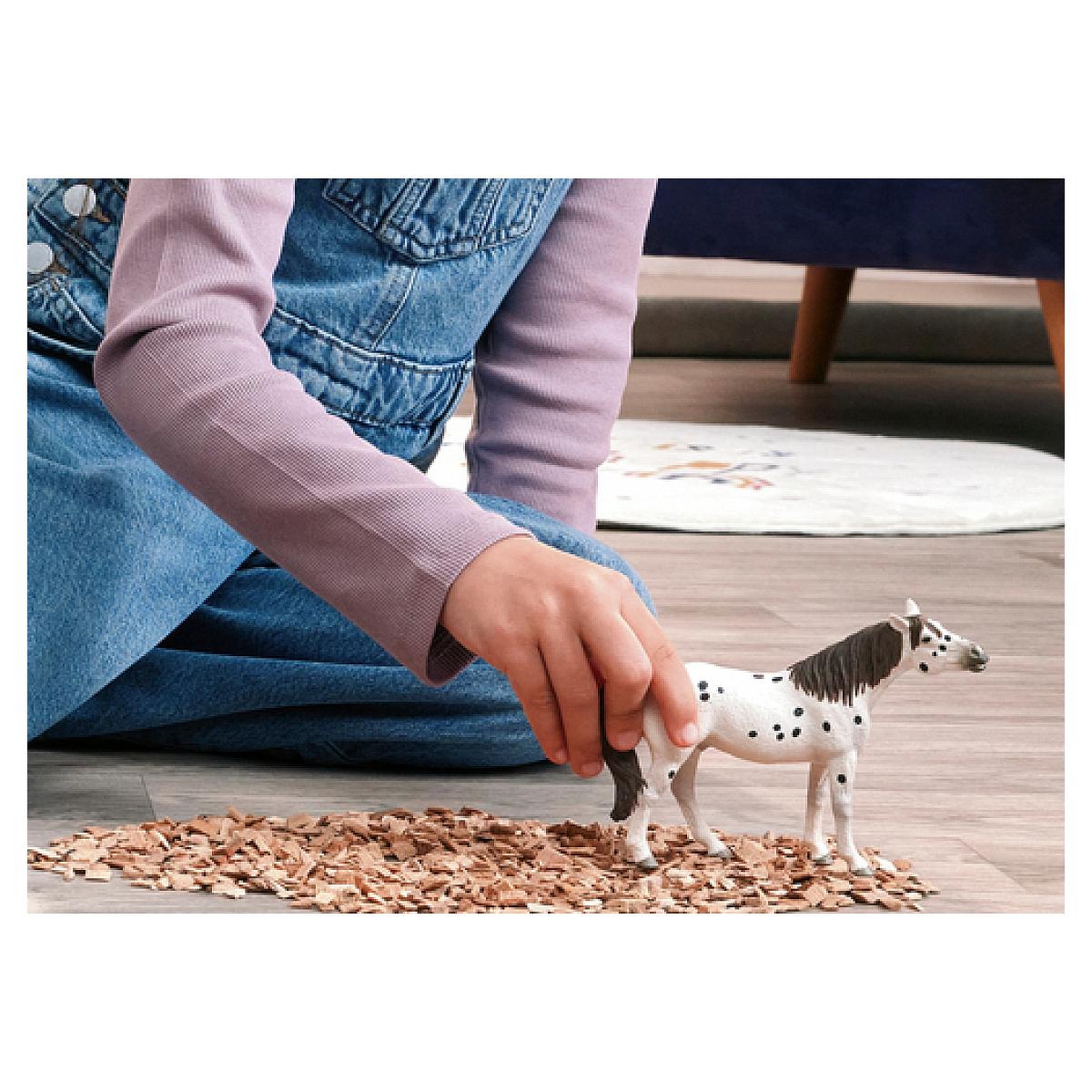 Voir la diapositive 2 : Schleich 14916 figurine BAYALA Cheval hongre knabstrupper