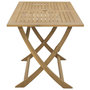 Voir la diapositive 5 : VIDAXL Table pliable de jardin 120x70x75 cm bois d acacia solide