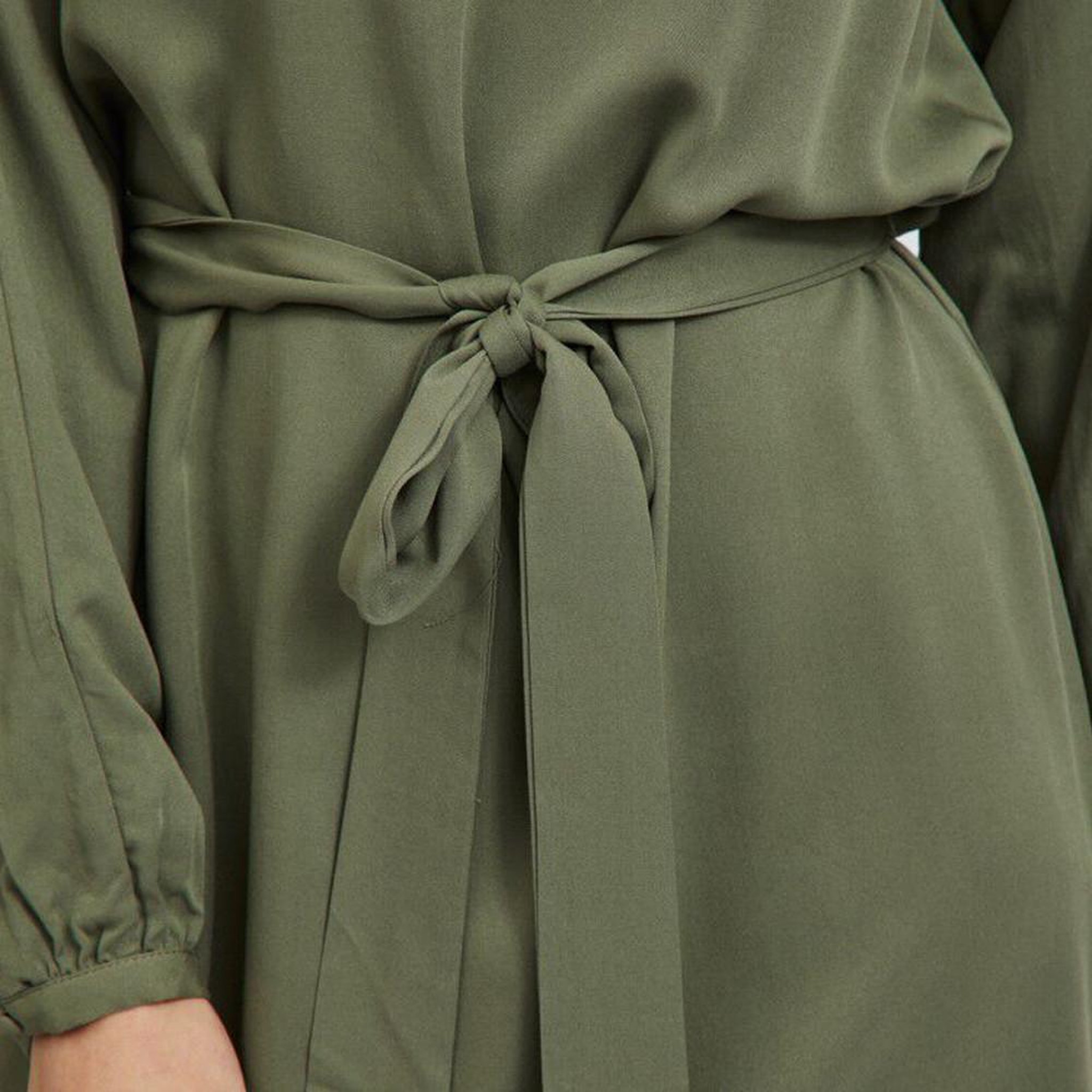 Voir la diapositive 3 : Vila Robe Kaki Femme Vila Suvita