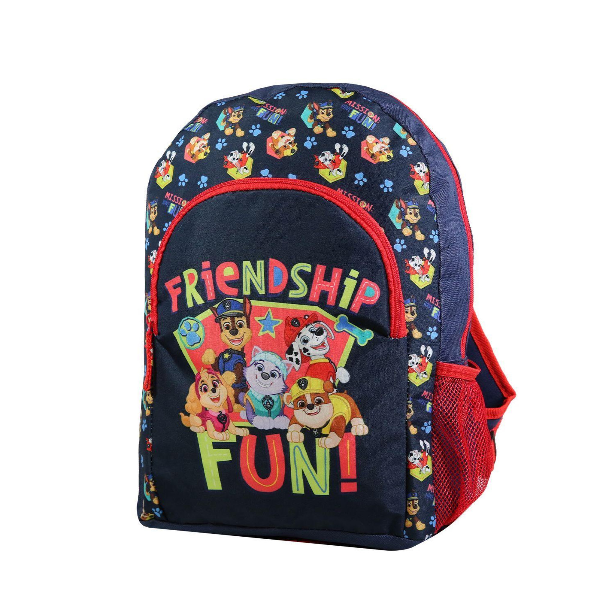 Voir la diapositive 2 : Bagtrotter BAGTROTTER Sac à dos 37 cm avec poche Pat'Patrouille Multicolore