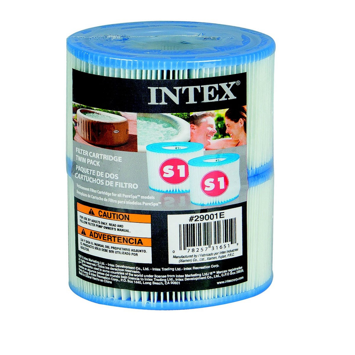 INTEX Lot de 2 cartouches de filtration - SPA I