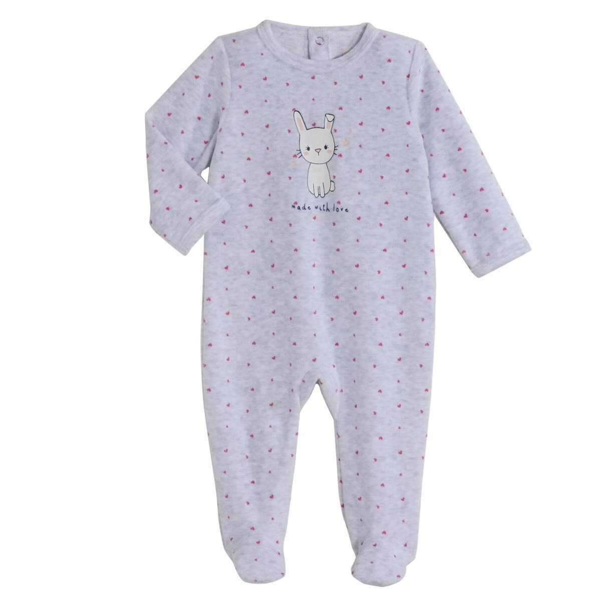 IN EXTENSO Dors bien velours bébé fille