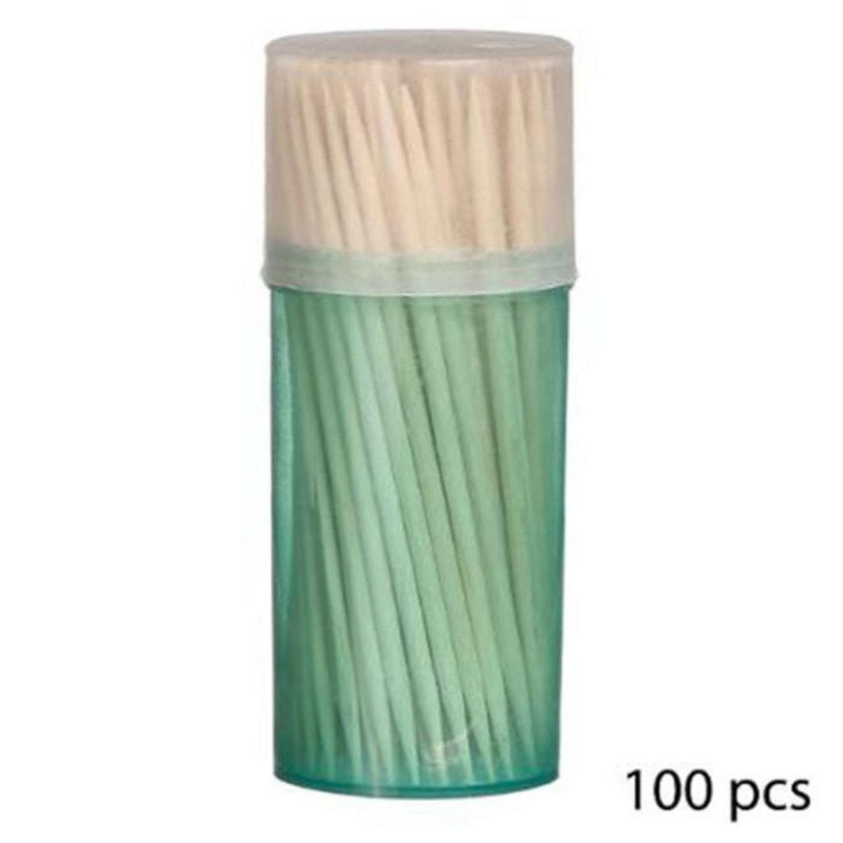 FIVE Lot de 4 Pots à Cure-Dents  Teath  6cm Multicolore