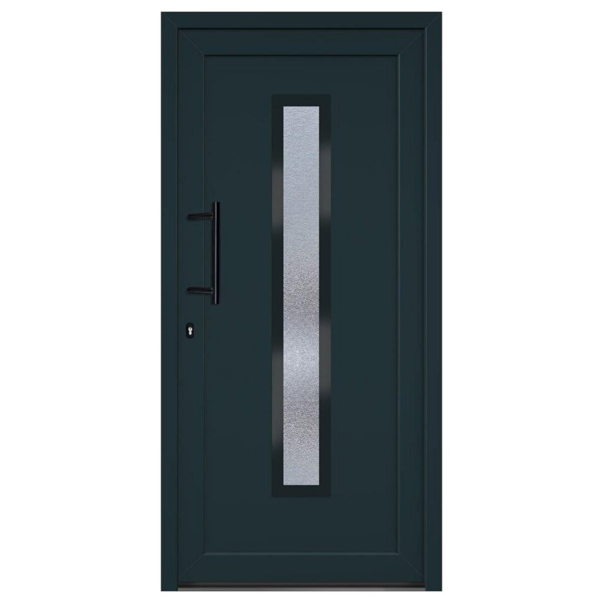 VIDAXL Porte d'entree anthracite 98x200 cm PVC