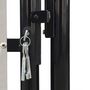 Voir la diapositive 4 : VIDAXL Portail simple de cloture Noir 300x225 cm