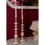 Voir la diapositive 4 : Paris Prix Lot de 2 Chandeliers  Gemini  33cm Rose & Or