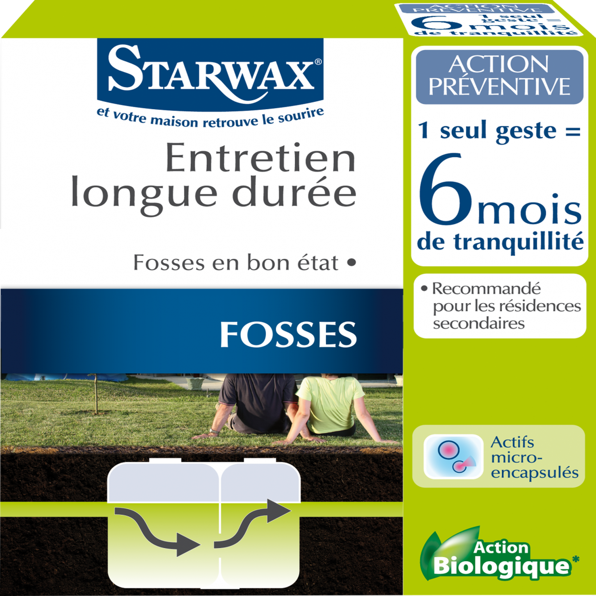 Starwax Traitement activateur biologique micro capsules STARWAX 0.5 kg