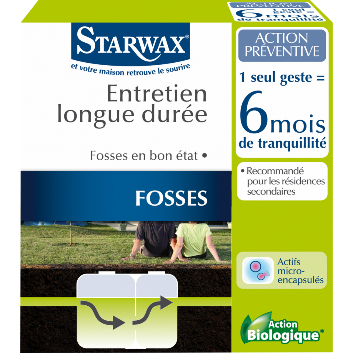 Starwax Traitement activateur biologique micro capsules STARWAX 0.5 kg