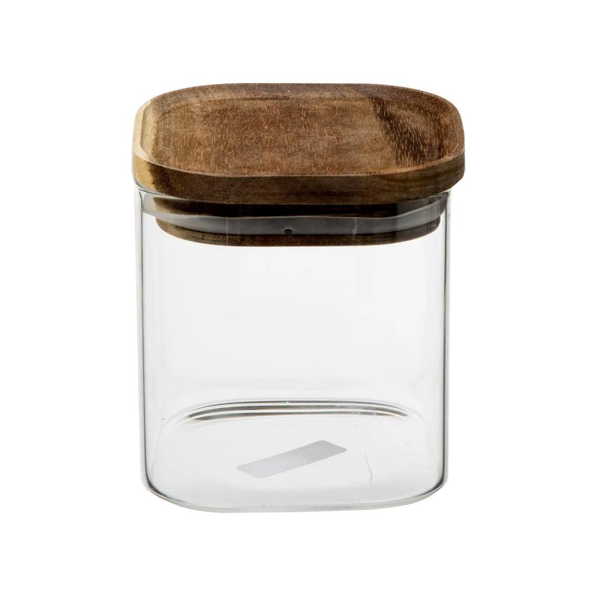 FIVE Bocal en verre  hermet  0,6l transparent & marron