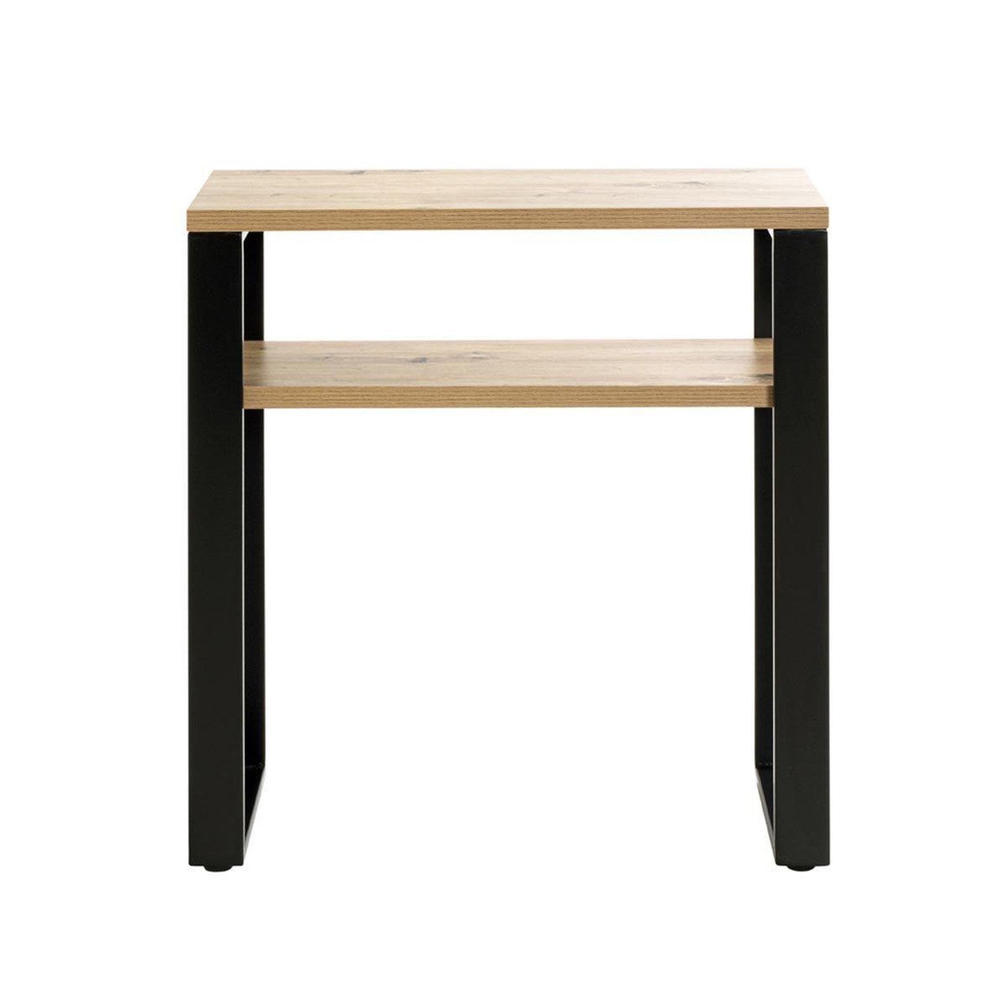 Voir la diapositive 2 : Paris Prix Console design  felicita  75cm noir & chêne