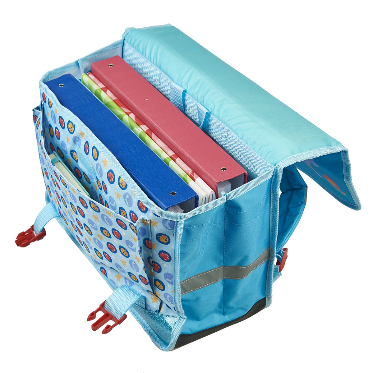 DISNEY Cartable 38 cm CP/CE1/CE2 bleu PRINCESSES