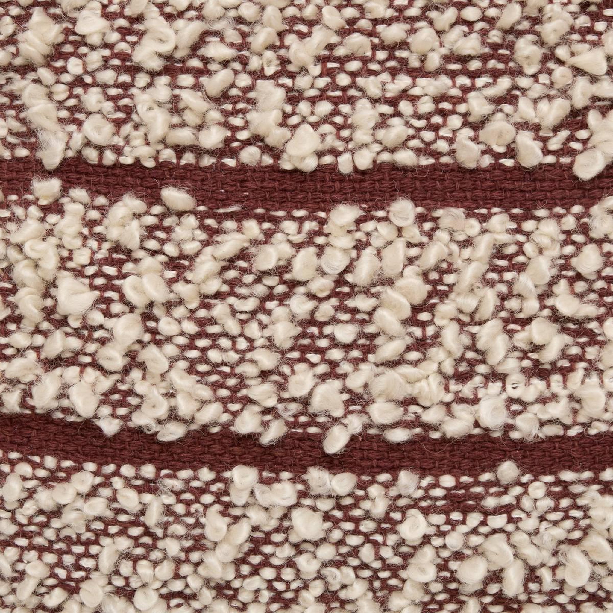 Voir la diapositive 4 : ATMOSPHERA Coussin déco bouclette  beryl  45x45cm marron tonka