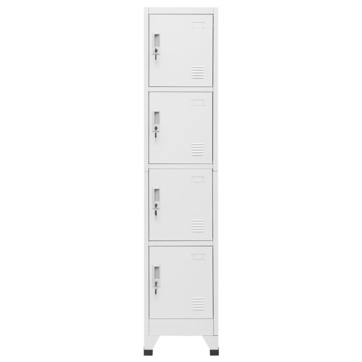 VIDAXL Armoire a casier avec 4 compartiments 38x45x180 cm