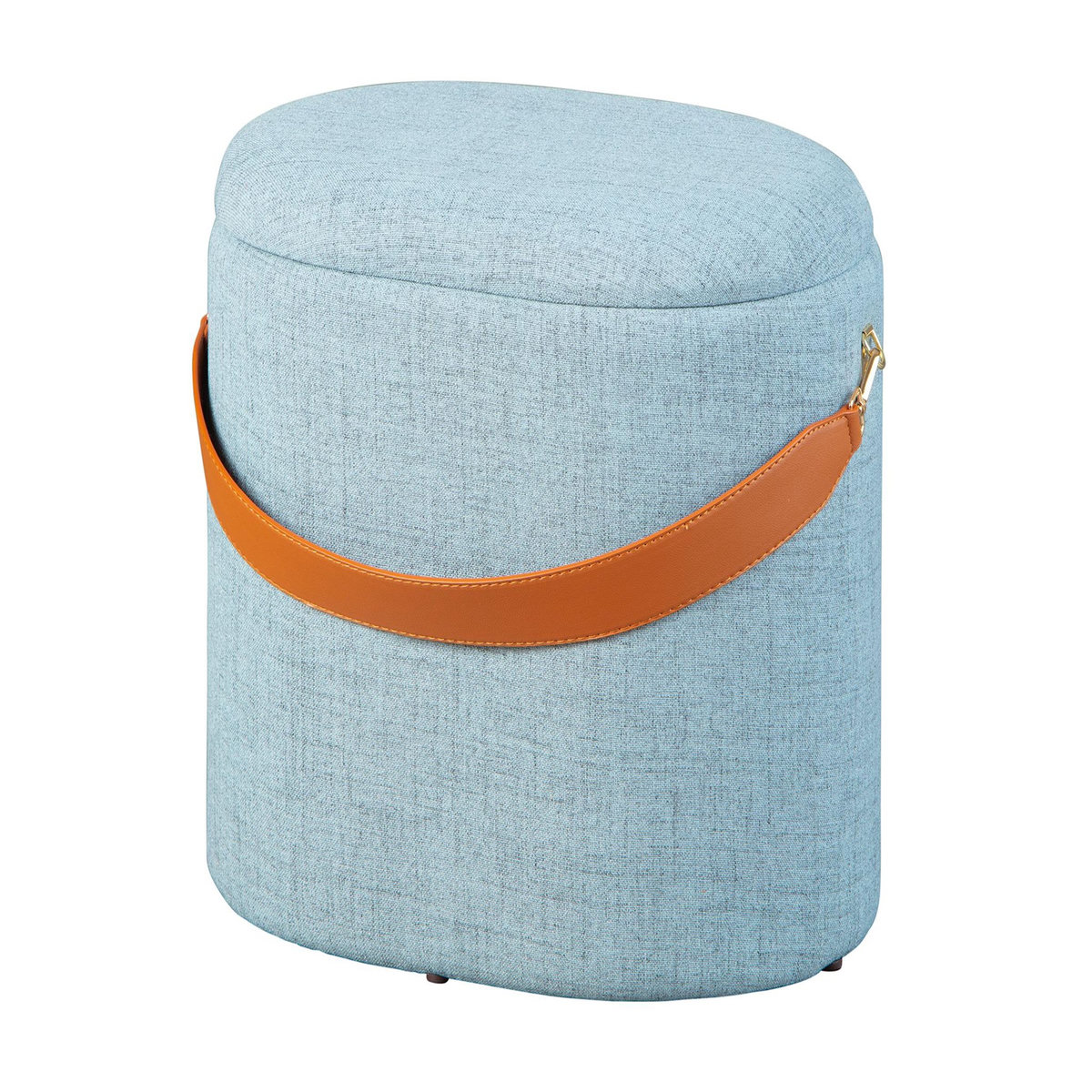 INTERLINK Pouf Dilia gris foncé