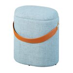 INTERLINK Pouf Dilia gris foncé