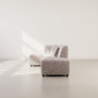 Voir la diapositive 6 : LISA DESIGN Curtis - canapé d'angle gauche 4 places sans accoudoir en tissu texturé