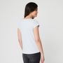 Voir la diapositive 2 : INEXTENSO T-shirt manches courtes bleu femme