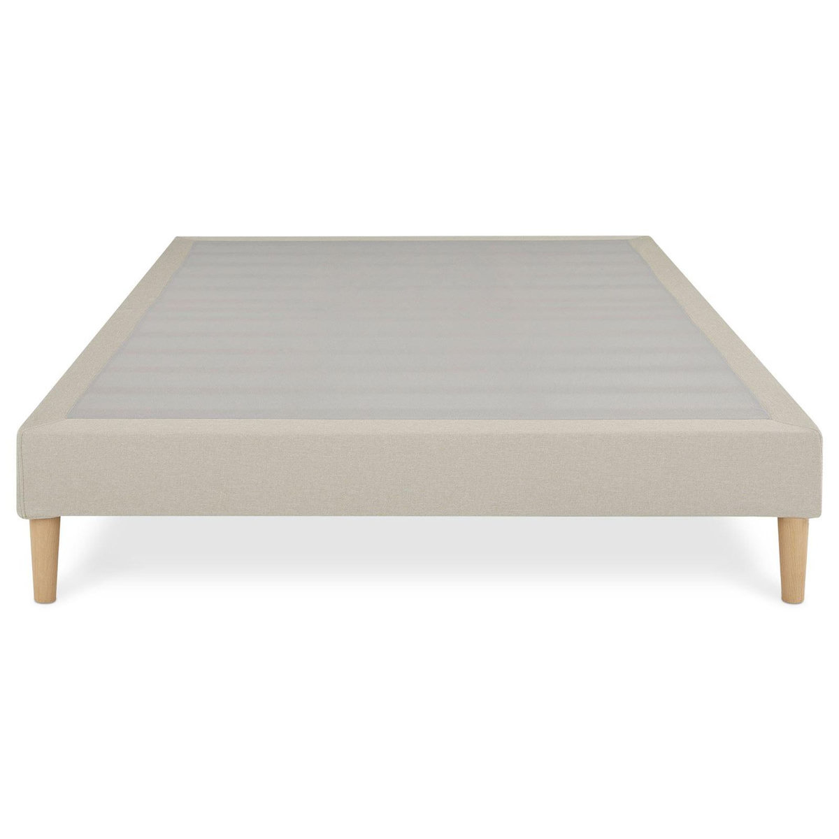 IDIMEX Sommier tapissier VANNES 120 x 190 cm revêtement tissu