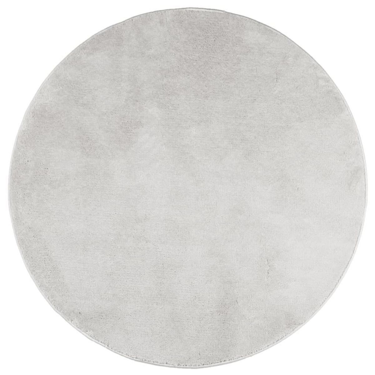 VIDAXL Tapis OVIEDO a poils courts gris Ø 120 cm