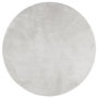 Voir la diapositive 2 : VIDAXL Tapis OVIEDO a poils courts gris Ø 120 cm
