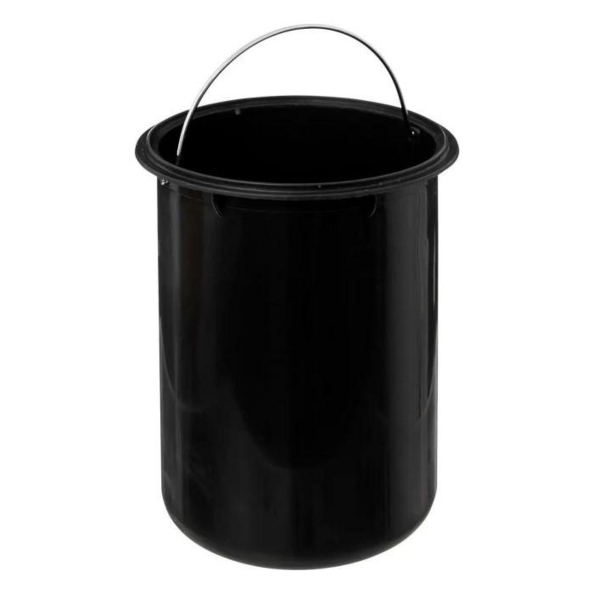 FIVE Poubelle à Pédale Imprimé Marbre  Léa  3L Noir