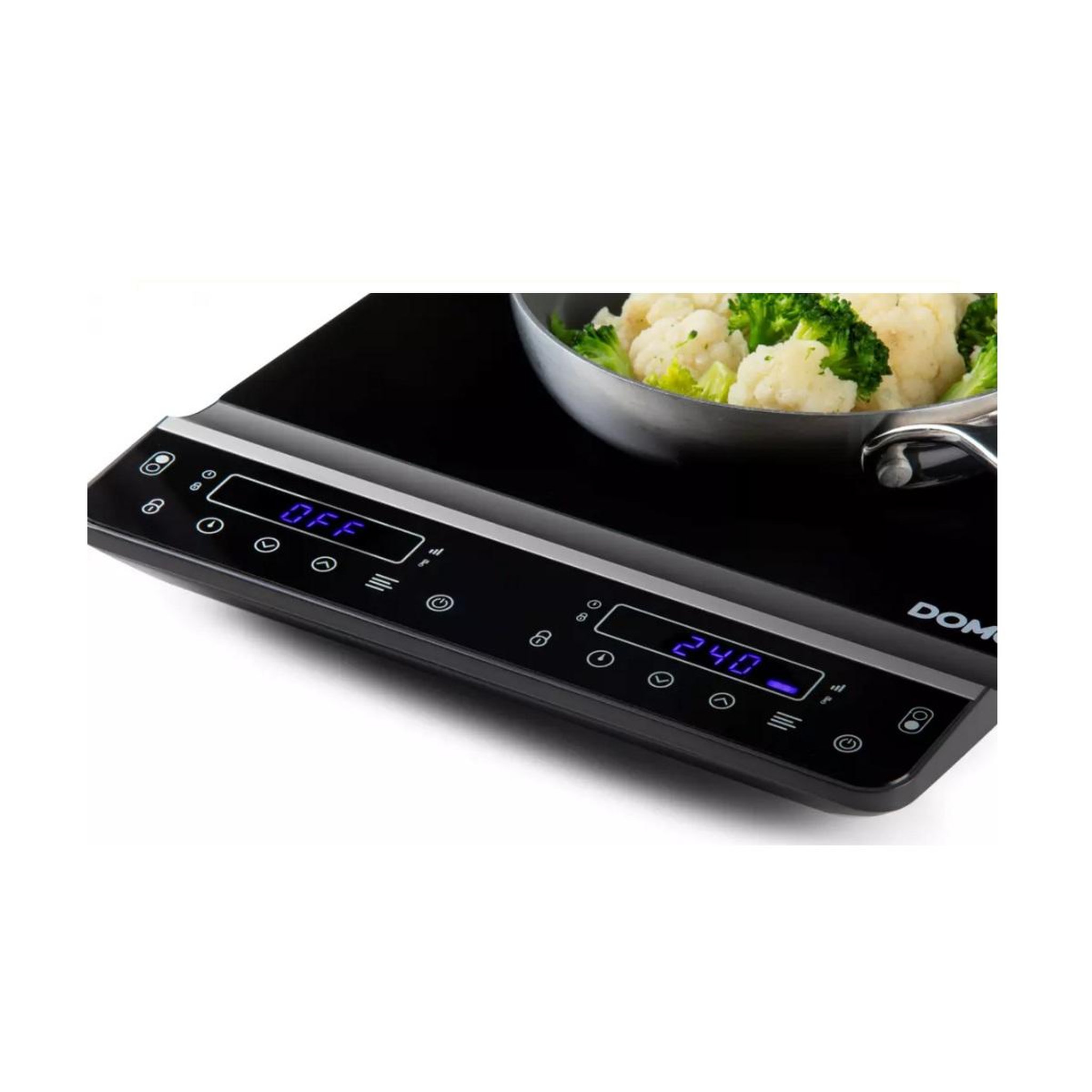 Voir la diapositive 2 : Domo Table de cuisson induction posable 2 feux 3100w - DO30211IP