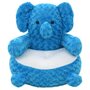 Voir la diapositive 1 : VIDAXL éléphant en peluche Bleu