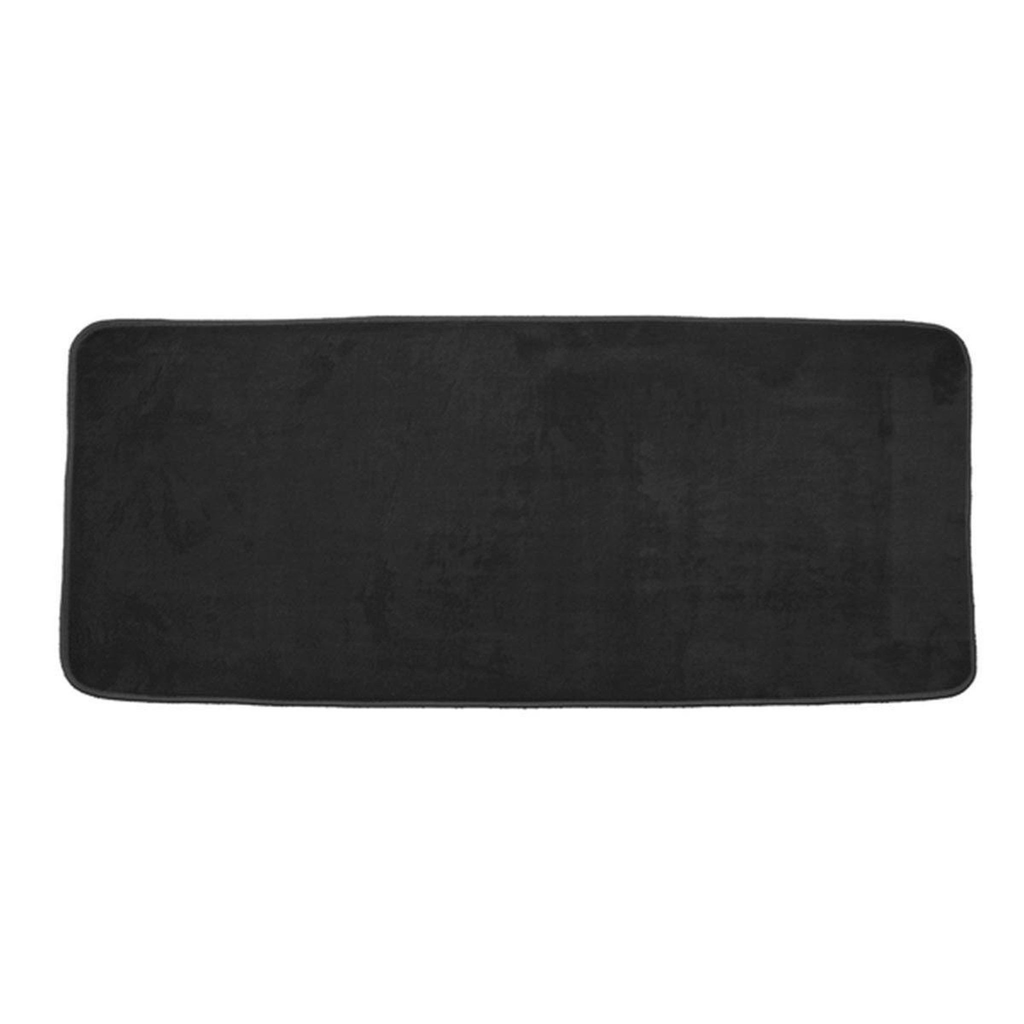 Voir la diapositive 1 : Douceur d'Intérieur Tapis de Bain Microfibre  Vitamine  50x120cm Noir