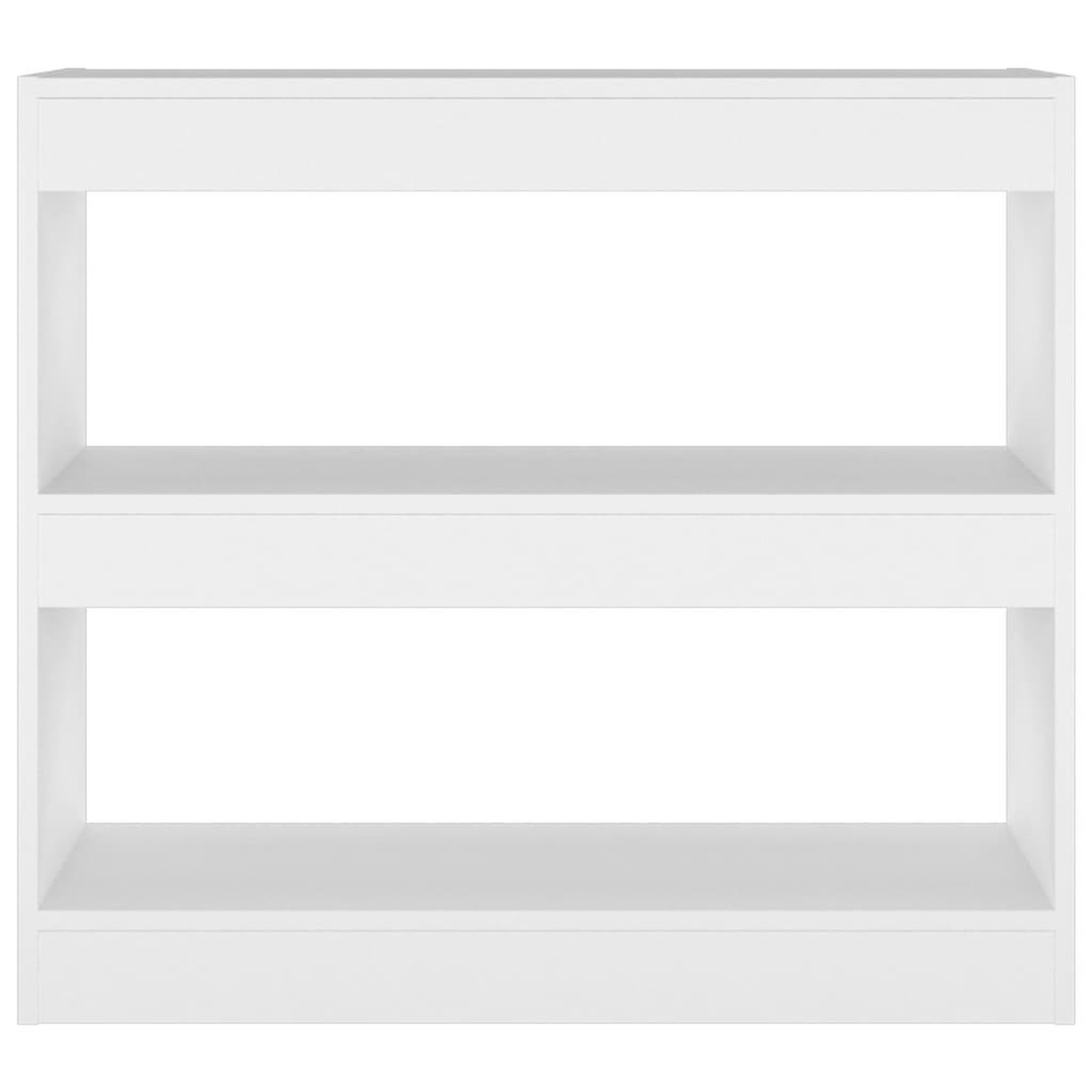 Voir la diapositive 3 : VIDAXL Bibliotheque/Separateur de piece Blanc 80x30x72 cm