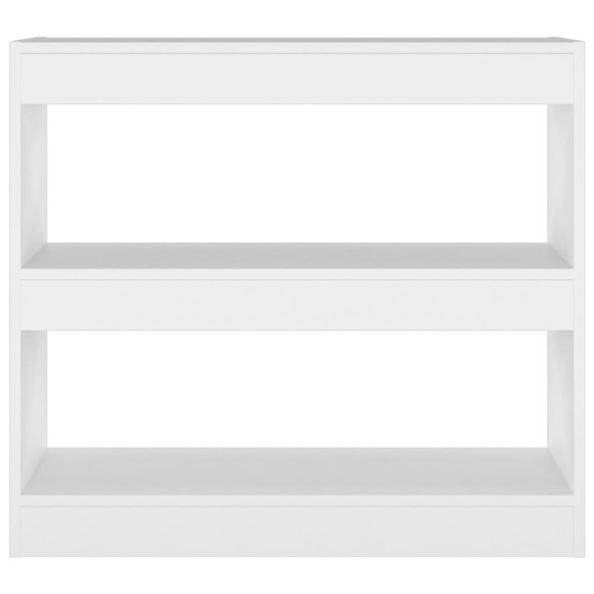 VIDAXL Bibliotheque/Separateur de piece Blanc 80x30x72 cm