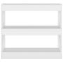 Voir la diapositive 3 : VIDAXL Bibliotheque/Separateur de piece Blanc 80x30x72 cm