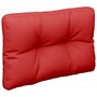 Voir la diapositive 4 : VIDAXL Coussin de palette rouge 50x40x12 cm tissu