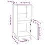 Voir la diapositive 6 : VIDAXL Buffet 38x35x80 cm Bois de pin massif