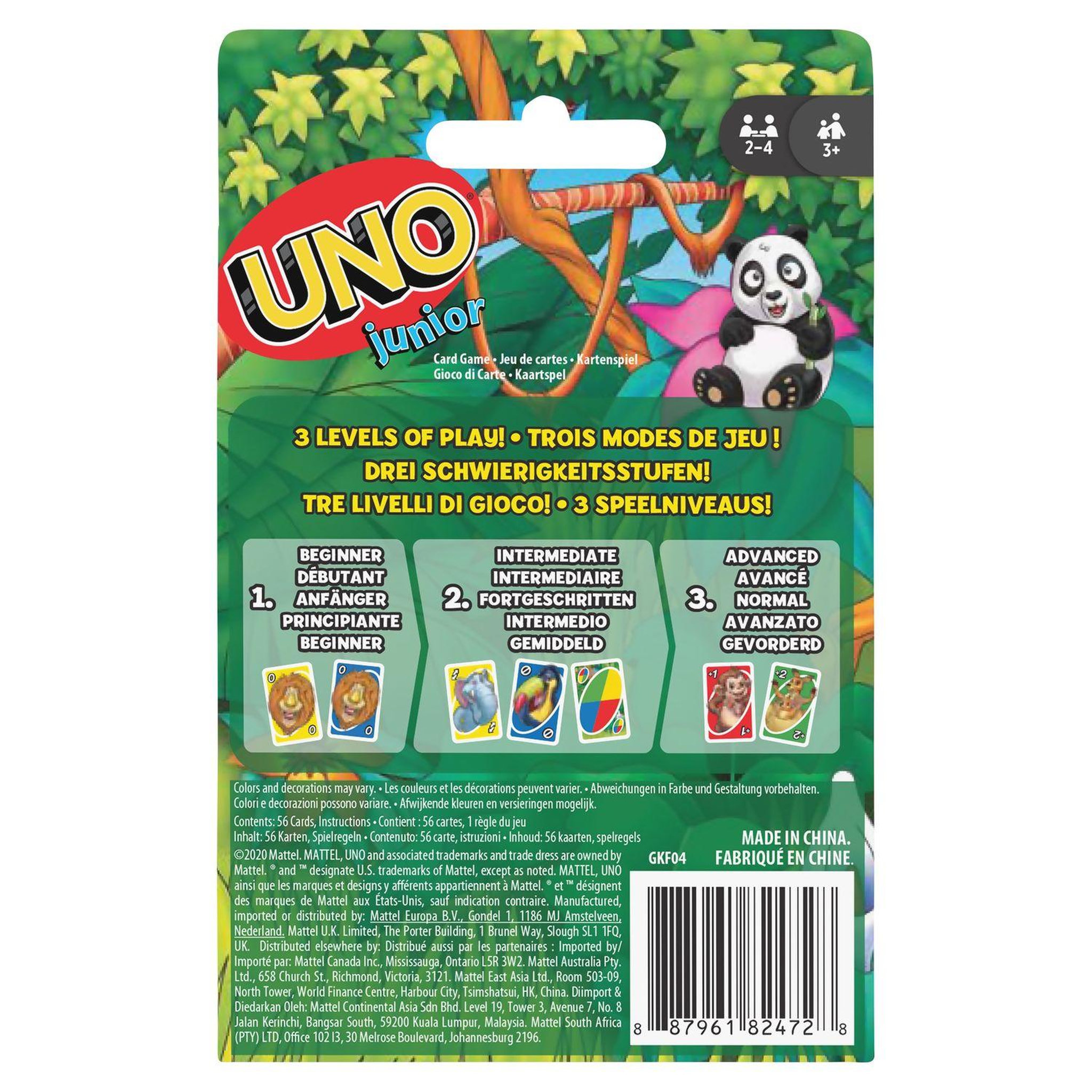 Voir la diapositive 6 : MATTEL Jeu Uno Junior