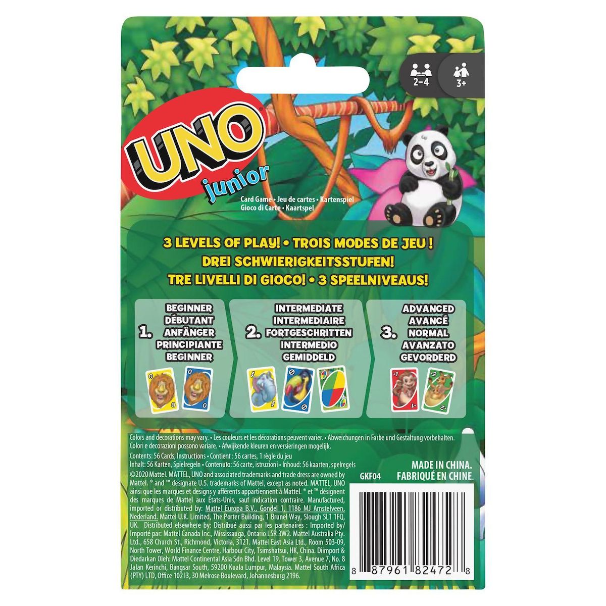 MATTEL Jeu Uno Junior