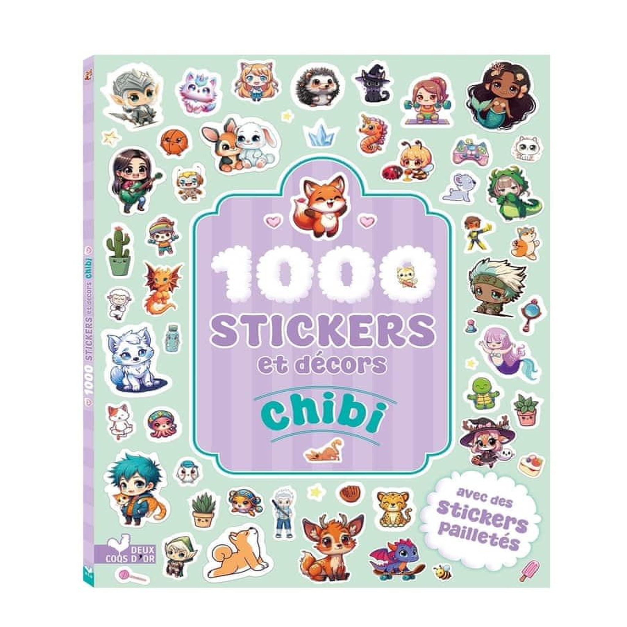 1000 STICKERS ET DECORS CHIBI. AVEC DES STICKERS PAILLETES, Austin Lucie