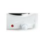 Voir la diapositive 2 : Domo Réchaud électrique 2 feux 2500w blanc - DO310KP