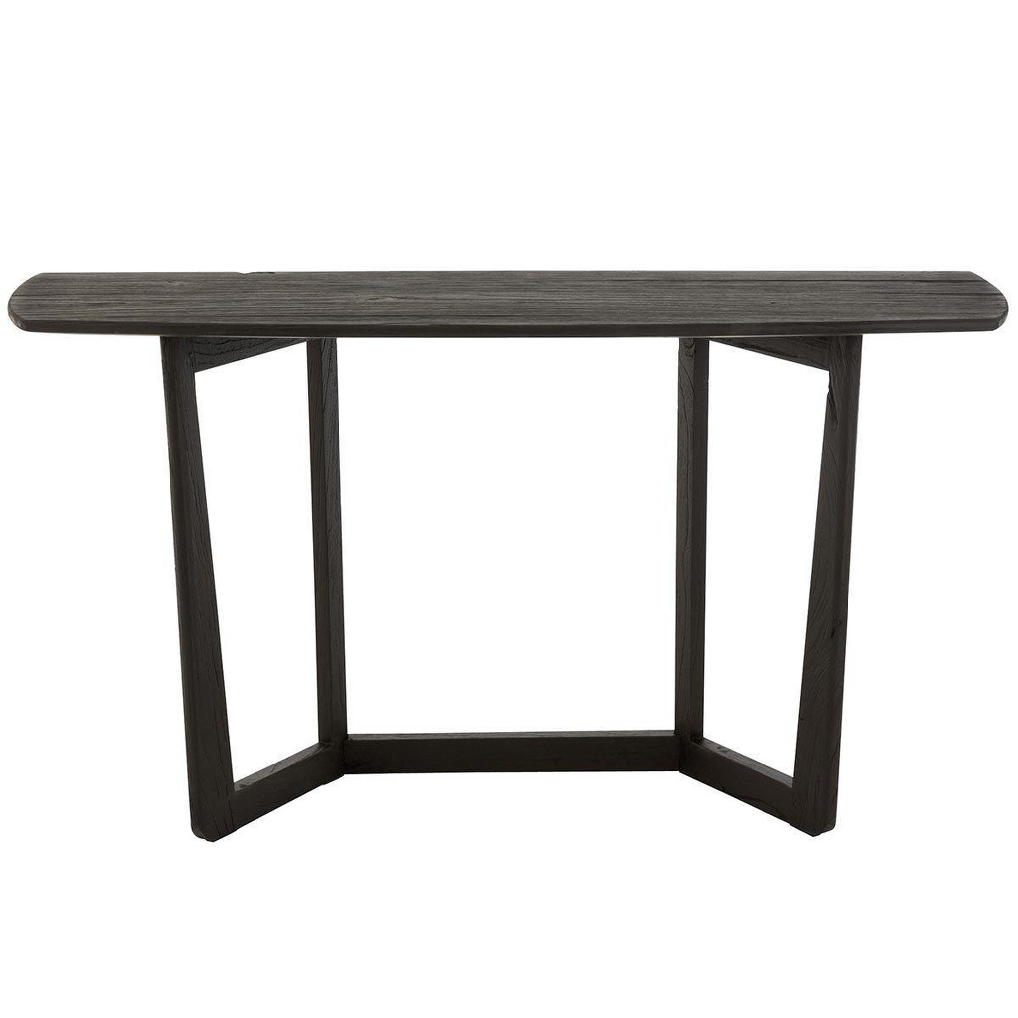 Voir la diapositive 2 : J-LINE Console design en bois  maty  140cm noir
