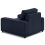 Voir la diapositive 3 : LISA DESIGN Pivoine - fauteuil en velours côtelé