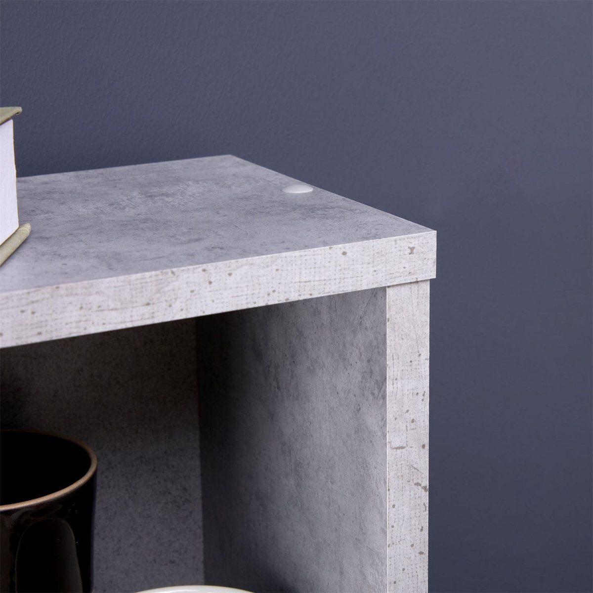 IDIMEX Etagères modulables MUSIQUE pour CD et DVD, en mélaminé