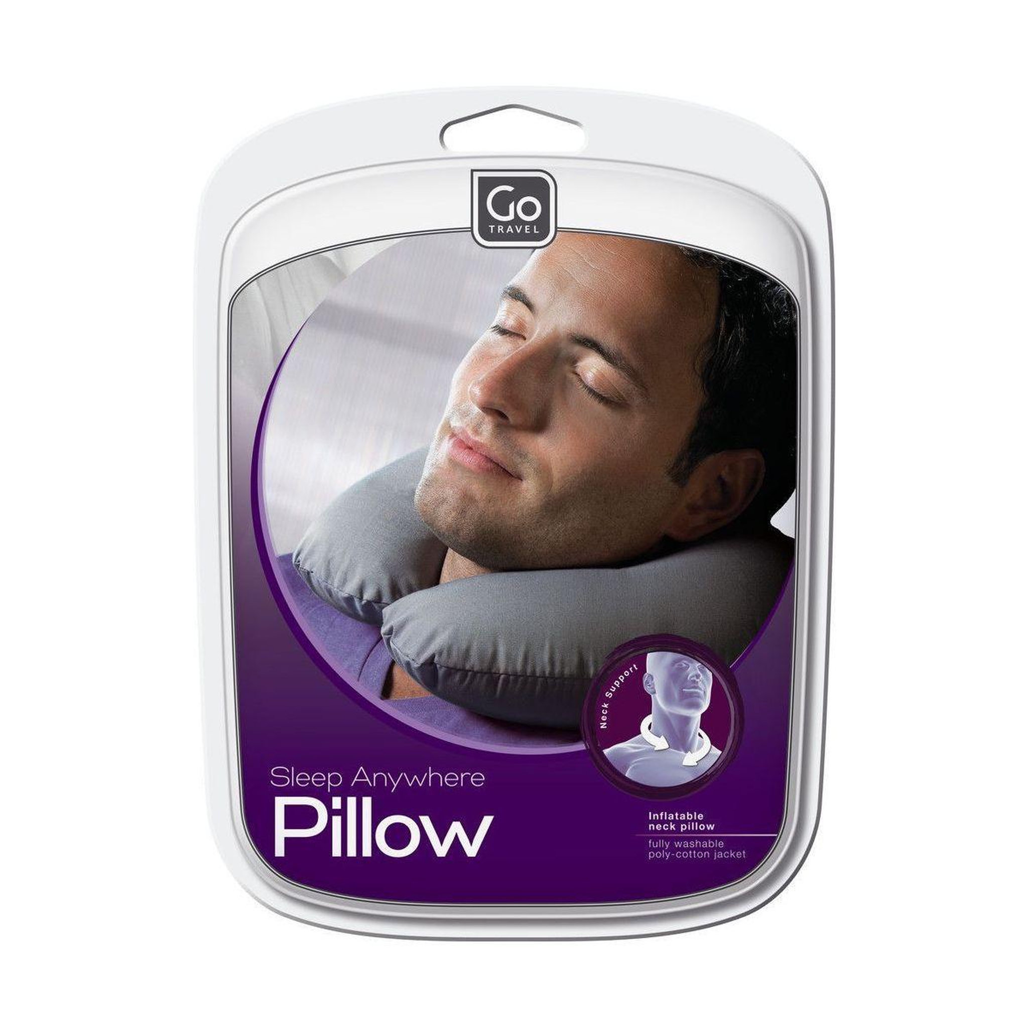 Voir la diapositive 3 : GO TRAVEL Coussin de voyage soutien de nuque