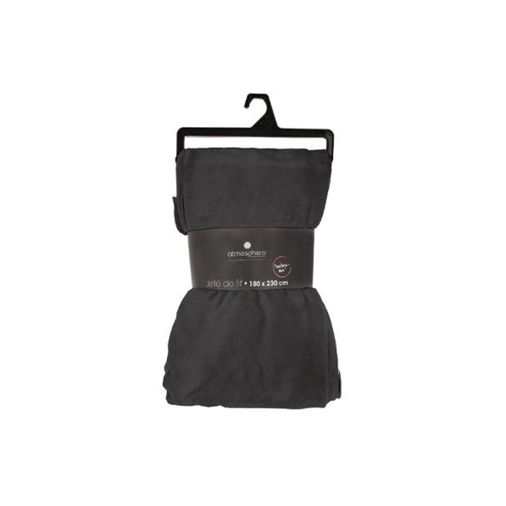 Voir la diapositive 4 : ATMOSPHERA Grand Plaid en flanelle uni