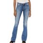 Voir la diapositive 1 : Only Jean Flared  Clair Femme Only Blush Mid Flared - W30