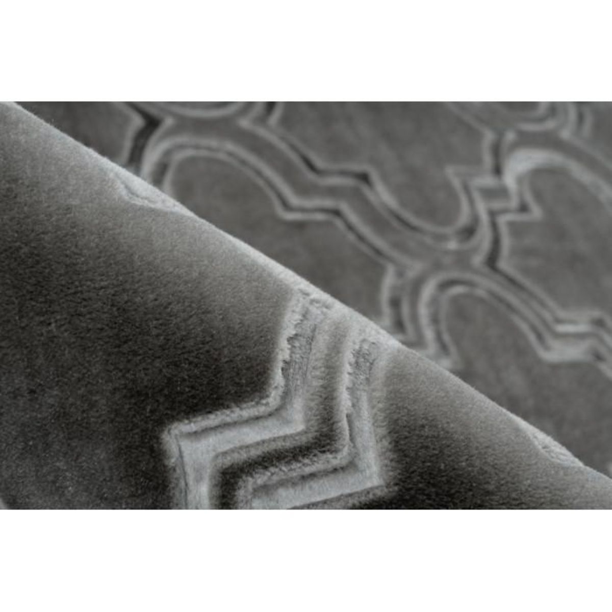 Paris Prix Tapis Vintage Fait Main  Monroe I  Anthracite