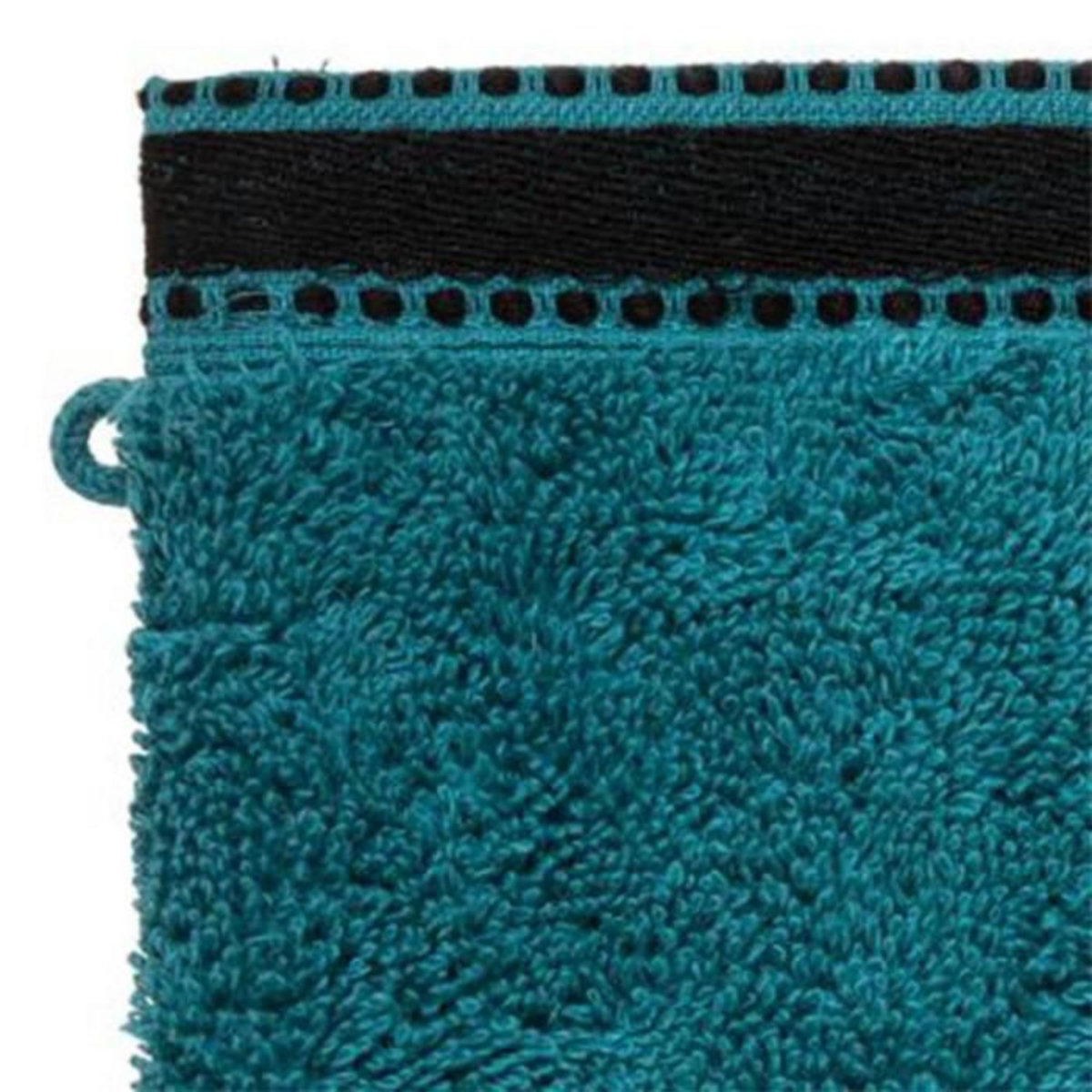 ATMOSPHERA Lot de 2 Gants de Toilette  Joia  15x21cm Bleu Canard