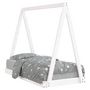 Voir la diapositive 2 : VIDAXL Cadre de lit pour enfant blanc 70x140 cm bois de pin massif