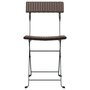 Voir la diapositive 4 : VIDAXL Chaises de bistrot pliantes lot de 6 Resine tressee et acier